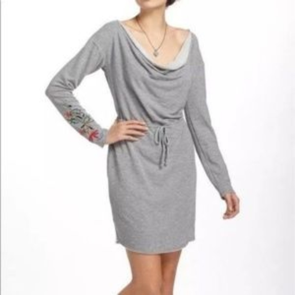 ANTHRO Dolan Port Maria Sweatshirt Dress Large